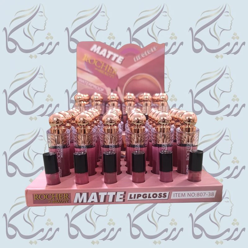 رژ لب مایع روچر بیوتی سر دایره‌ای (کد 38-807)